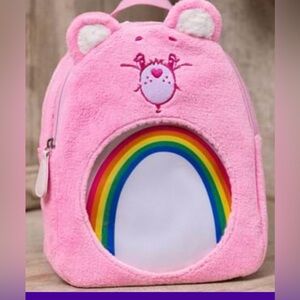 NWT Carebears Cheer Bear soft ITA backpack
